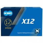 Řetěz KMC X-12 stříbrný , KMC